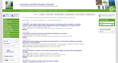 Desktop Screenshot of hydrol-earth-syst-sci.net